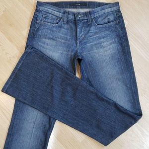 NWOT Joe's wide leg blue semi stretch jeans